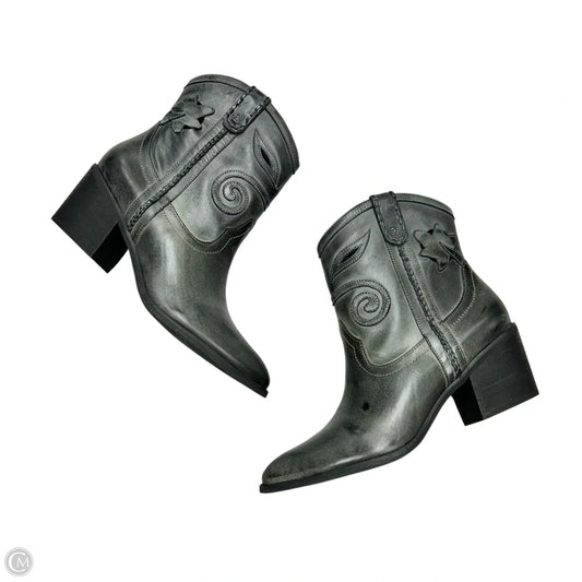 Boots Western By Carlos By Carlos Santana In Grey, Size: 10