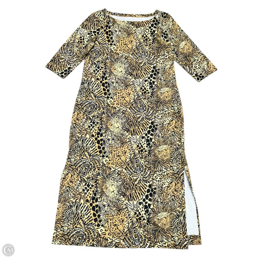 Dress Designer By Lilly Pulitzer In Animal Print, Size: L