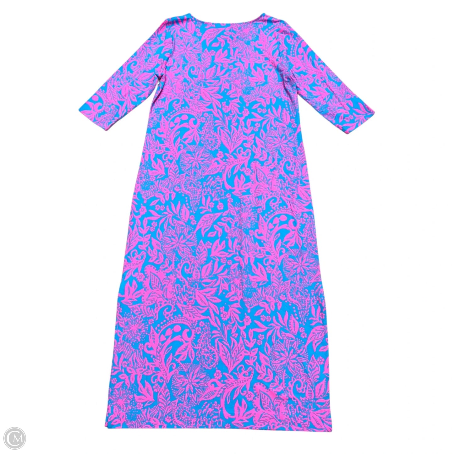 Dress Designer By Lilly Pulitzer In Blue & Pink, Size: L