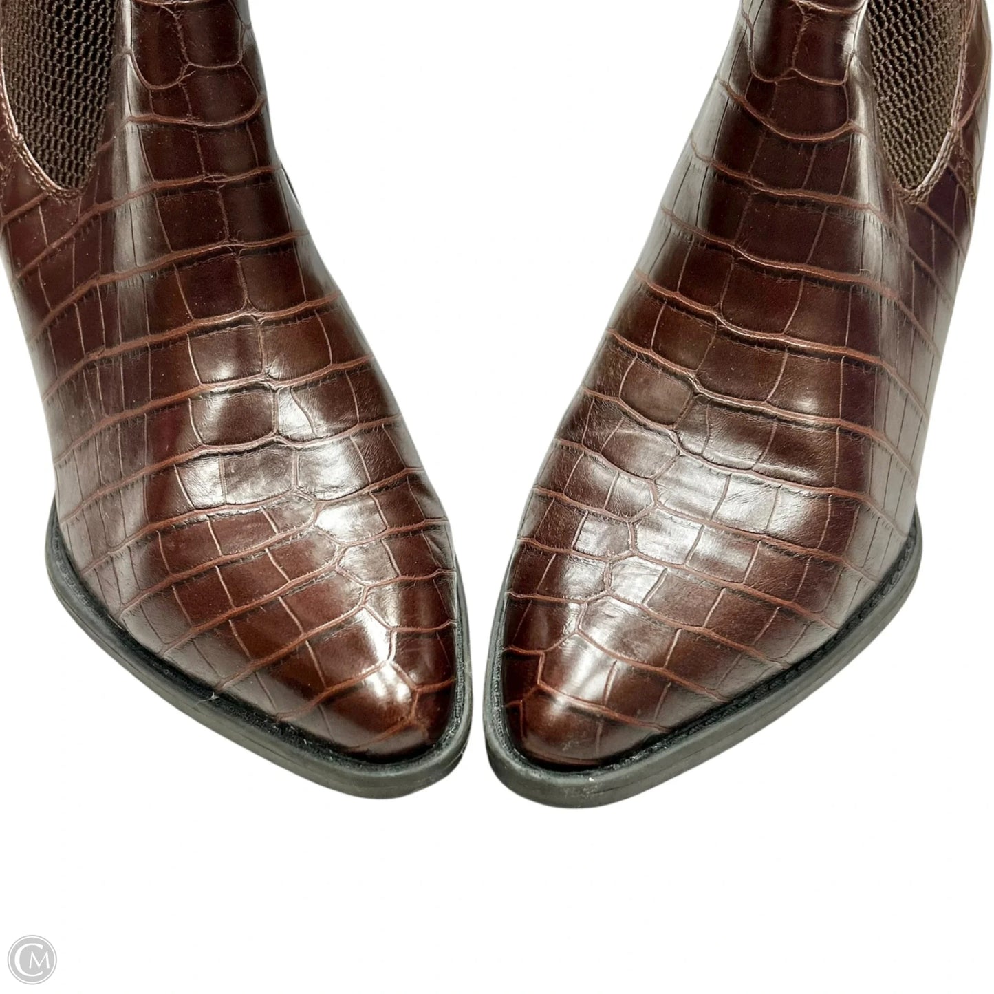 Boots Ankle Heels By Naturalizer In Brown, Size: 6