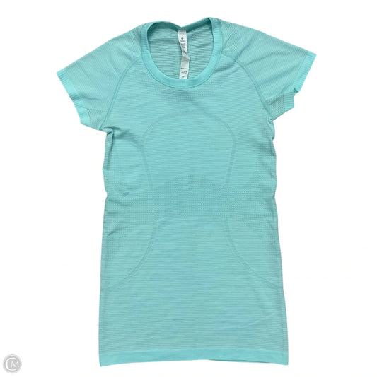 Athletic Top Short Sleeve By Lululemon In Bronze, Size: S
