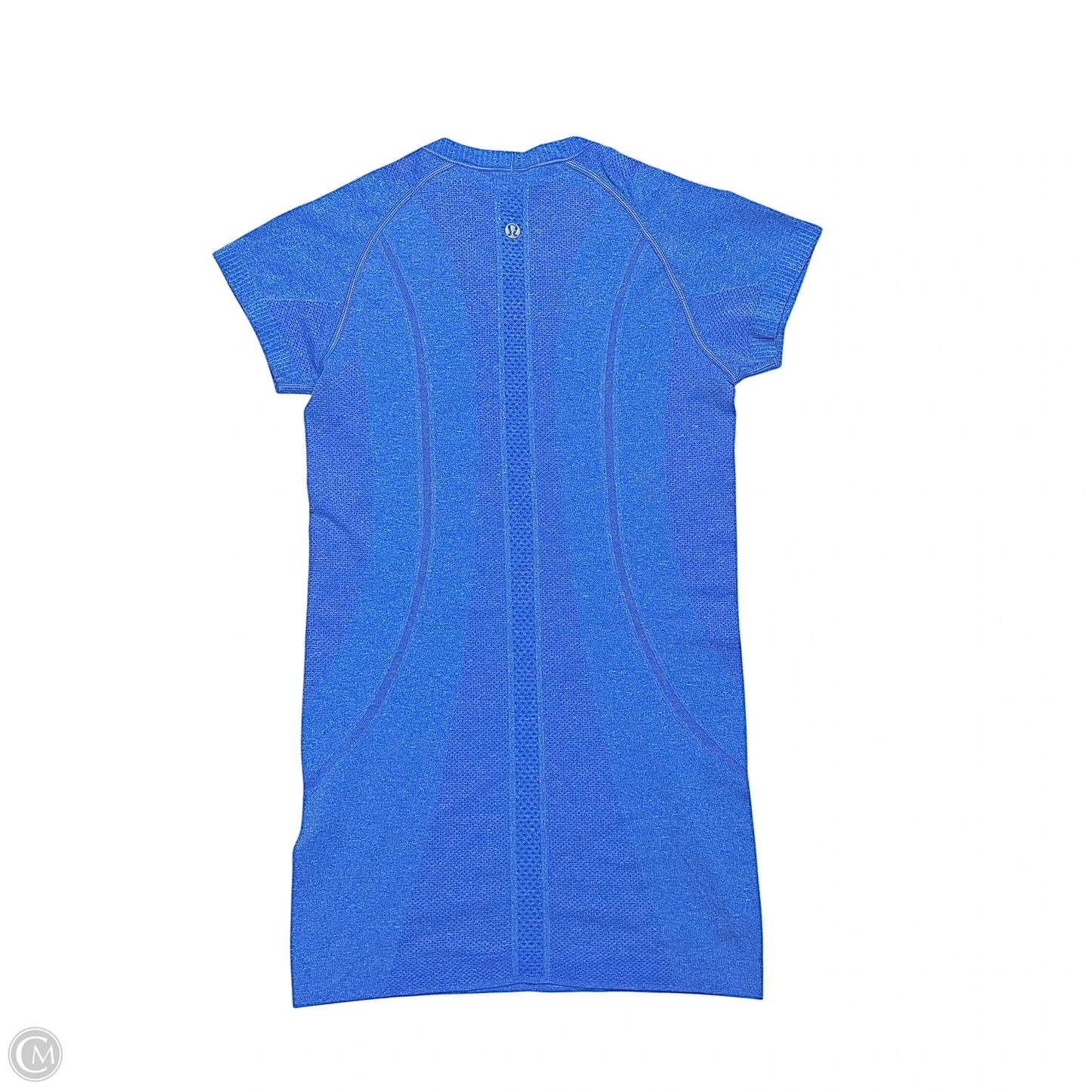 Athletic Top Short Sleeve By Lululemon In Blue, Size: S