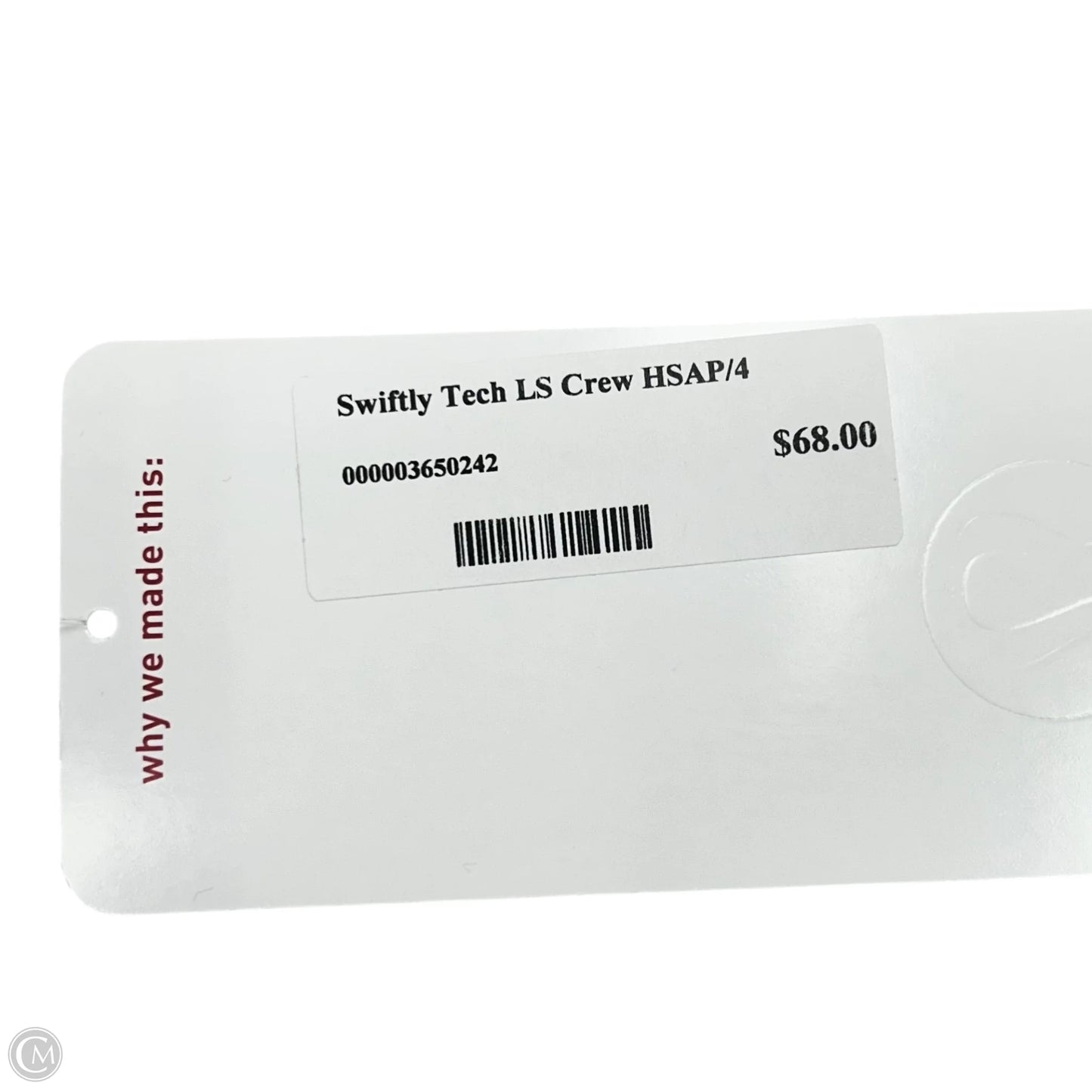 Athletic Top Long Sleeve Crewneck By Lululemon In Blue, Size: S