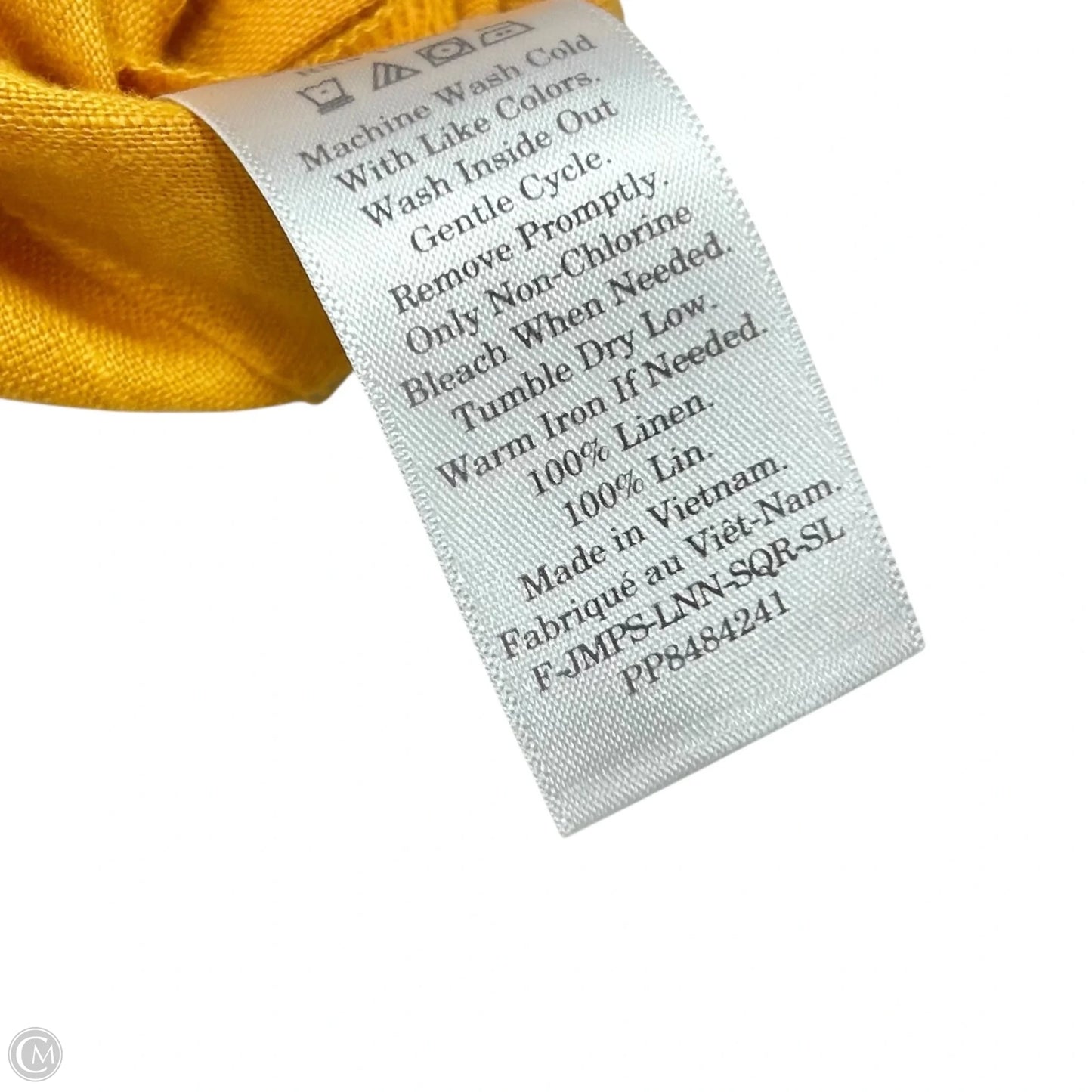 Jumpsuit By Everlane In Yellow, Size: Xs