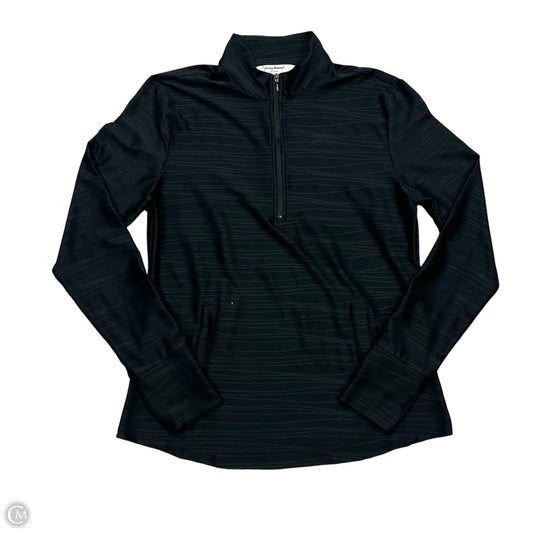Athletic Jacket By Tommy Bahama In Black, Size: M
