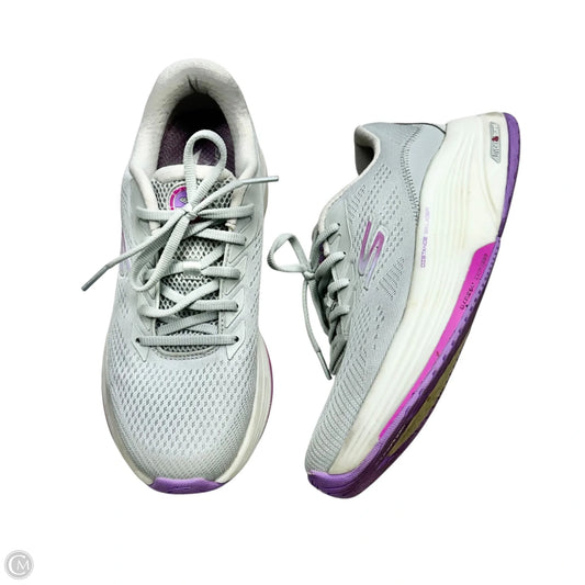 Shoes Athletic By Skechers In Grey, Size: 7.5