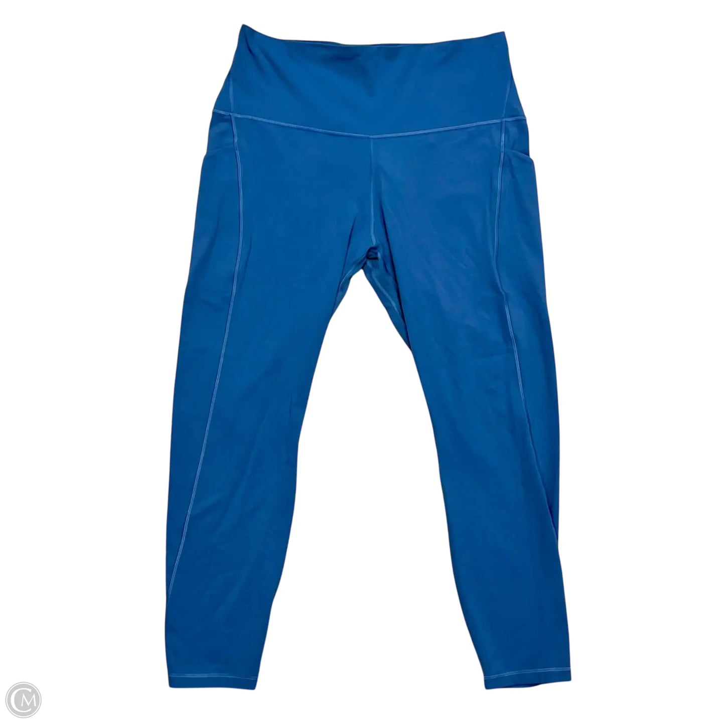 Athletic Leggings By Lululemon In Blue, Size: Xl