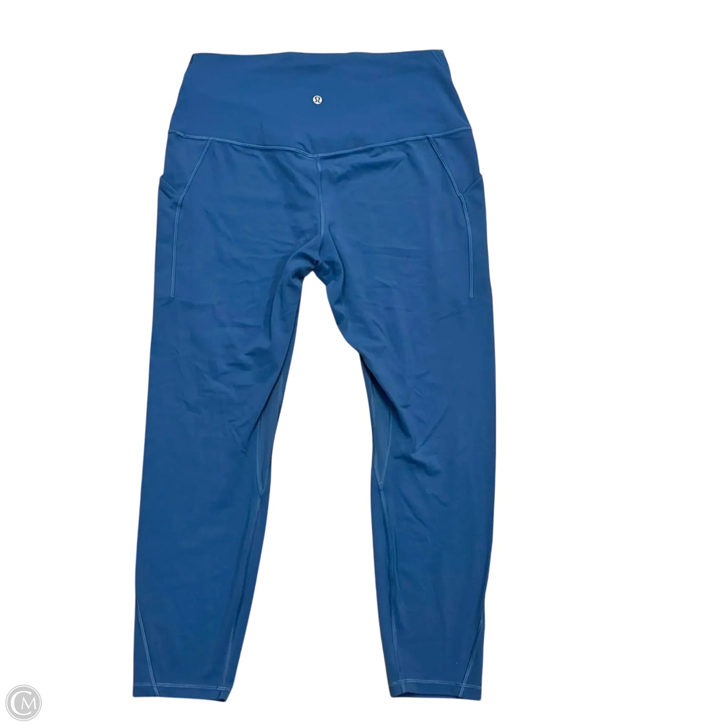 Athletic Leggings By Lululemon In Blue, Size: Xl
