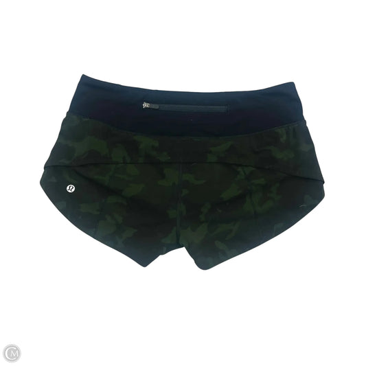 Athletic Shorts By Lululemon In Camouflage Print, Size: S