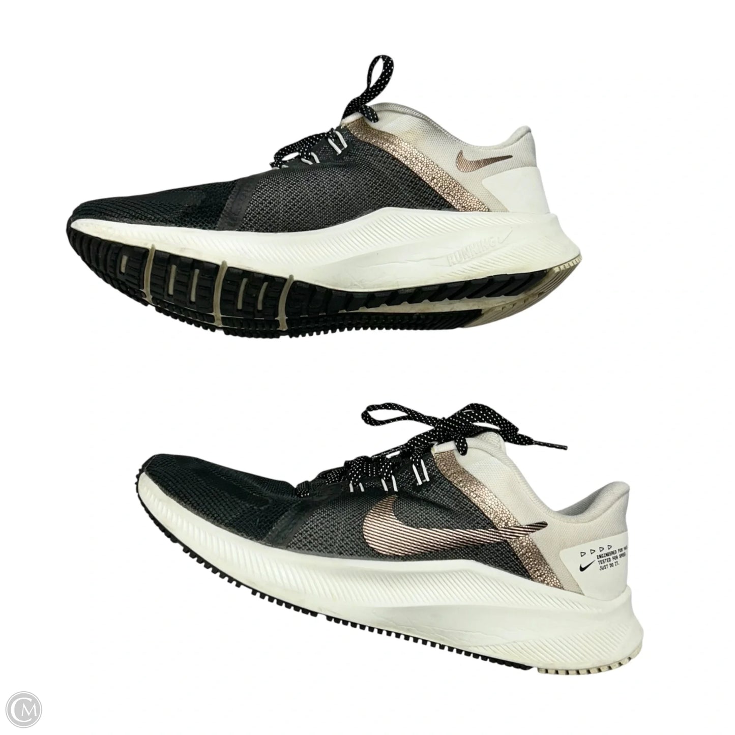 Shoes Athletic By Nike In Black & Cream, Size: 8.5