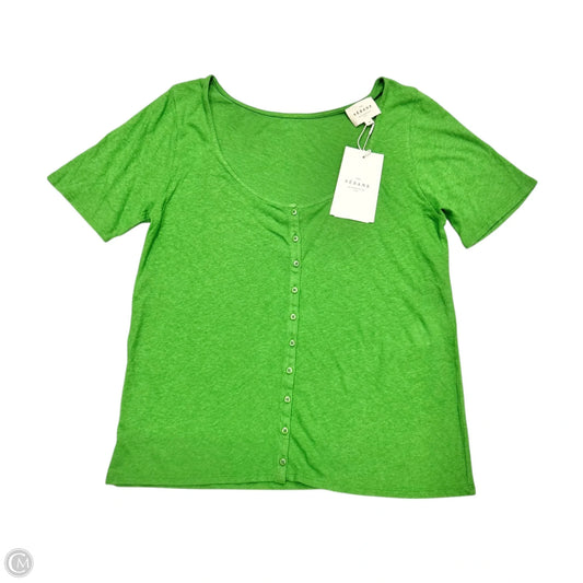 Top Short Sleeve By Sezane In Green, Size: M