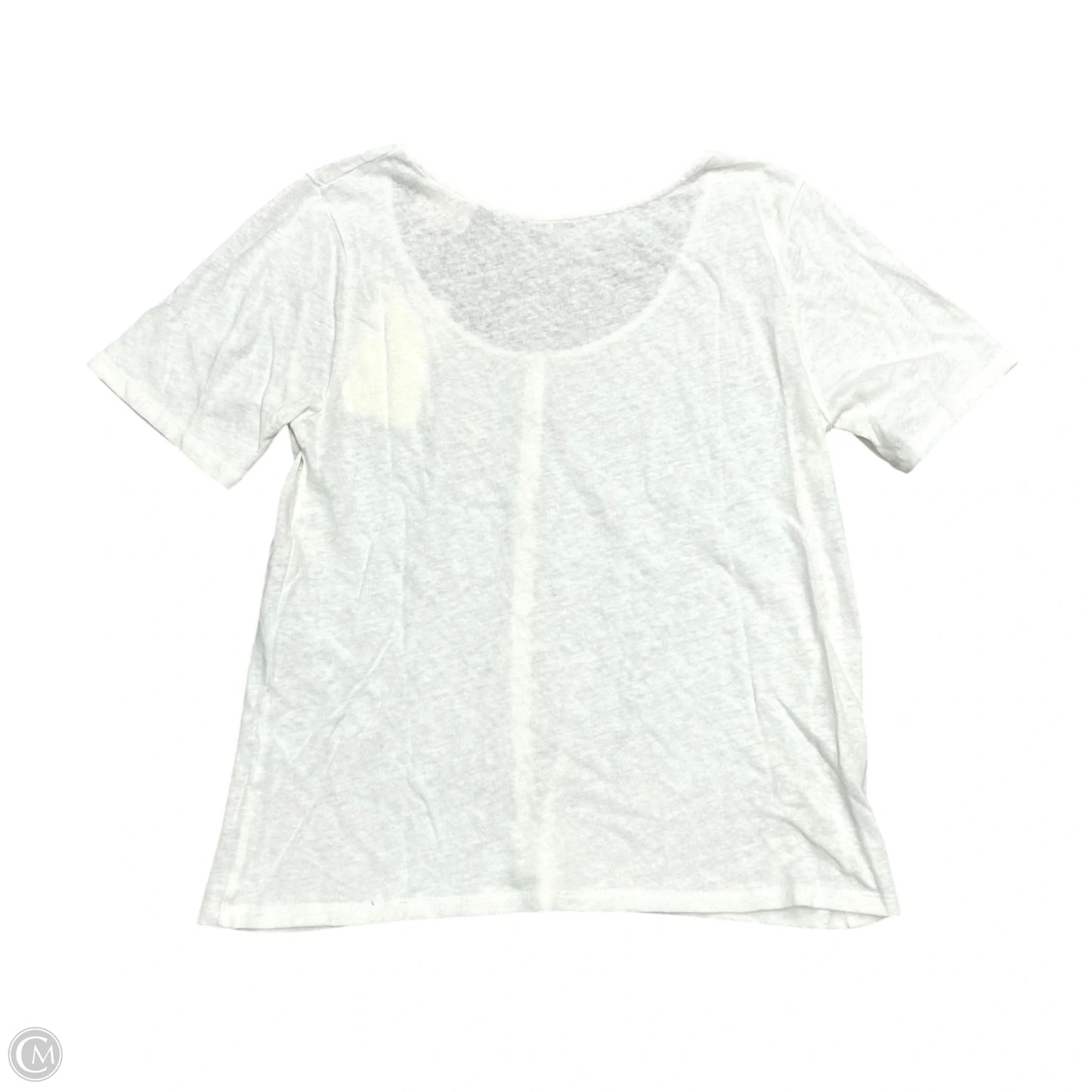 Top Short Sleeve By Sezane In White, Size: L