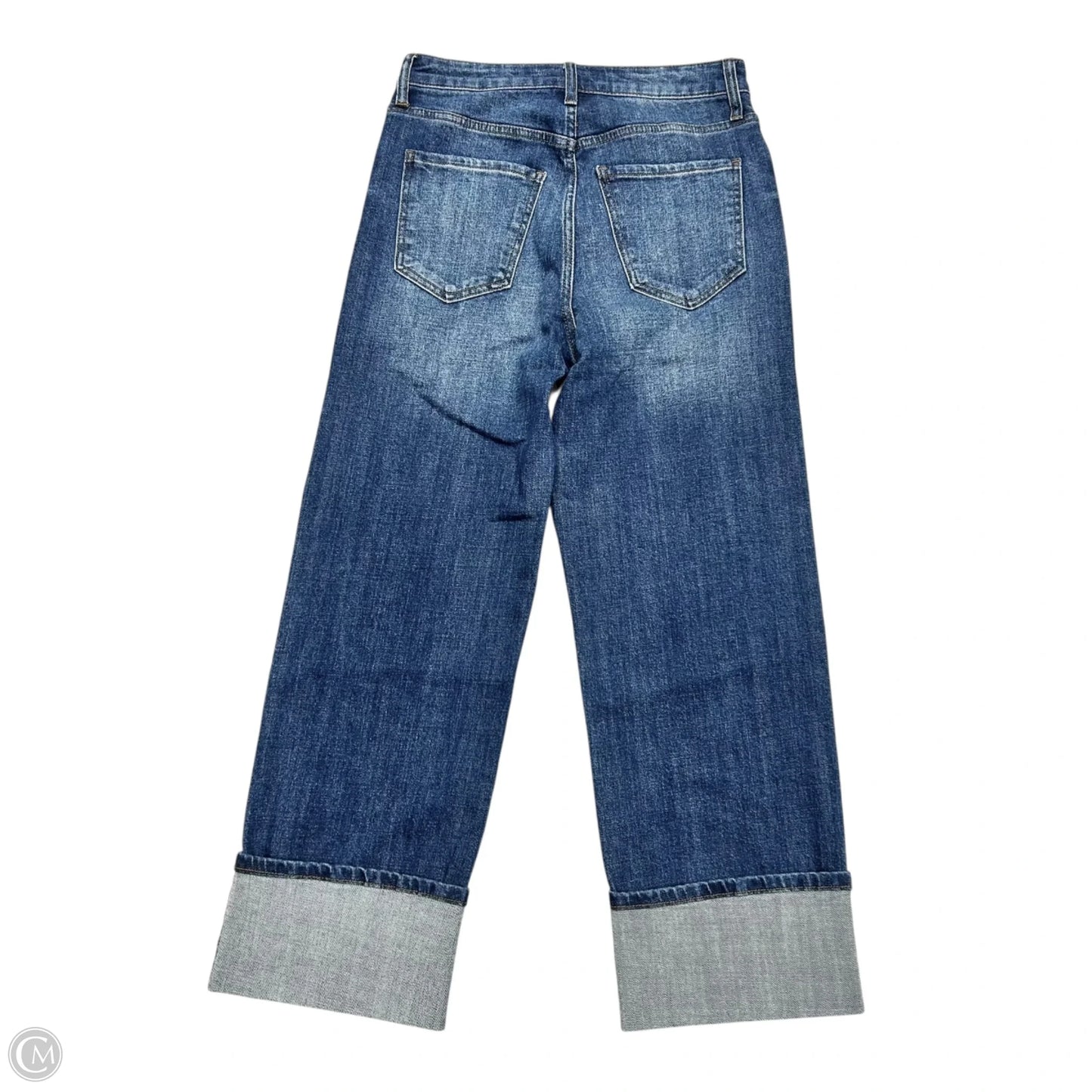 Jeans Wide Leg By Kut In Blue Denim, Size: 0