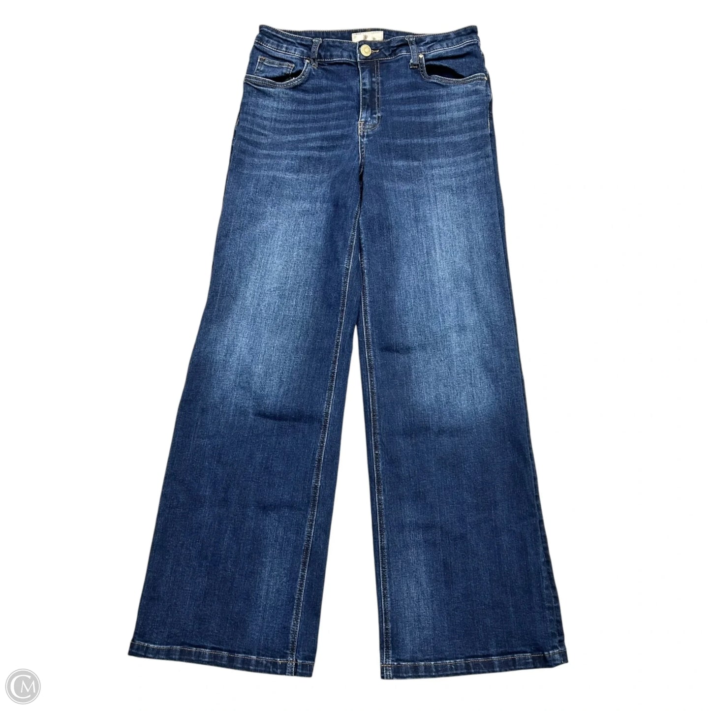 Jeans Wide Leg By Kut In Blue Denim, Size: 6