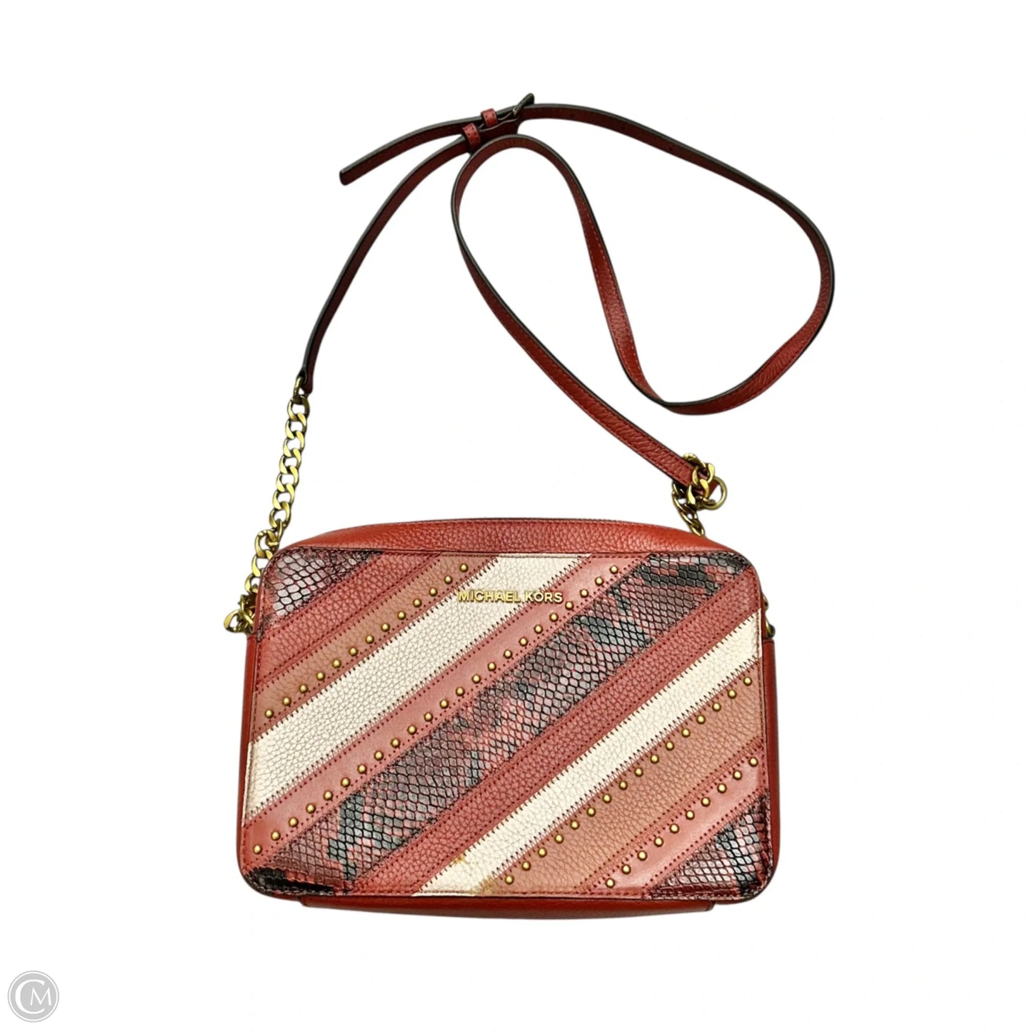 Crossbody Designer By Michael Kors, Size: Medium