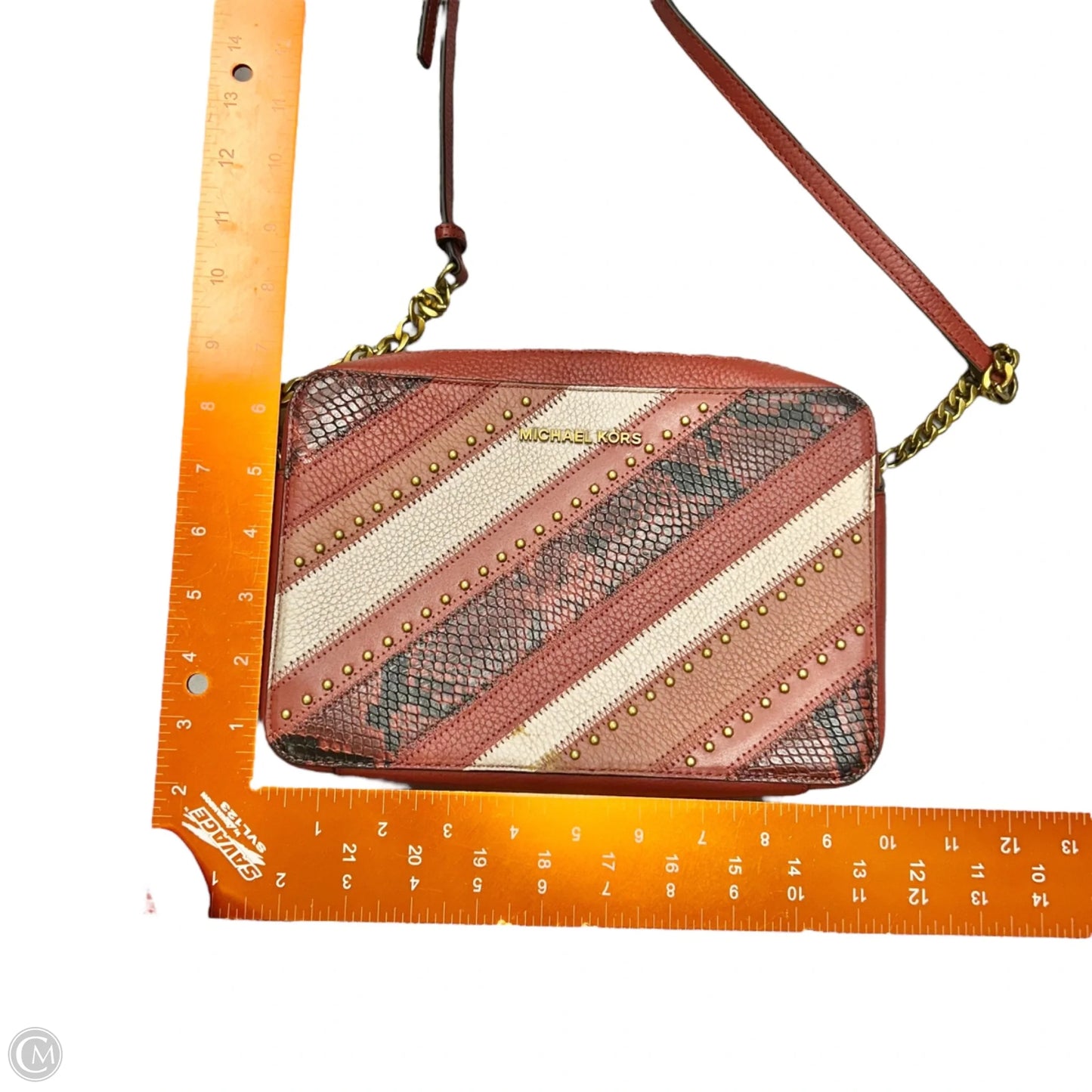 Crossbody Designer By Michael Kors, Size: Medium