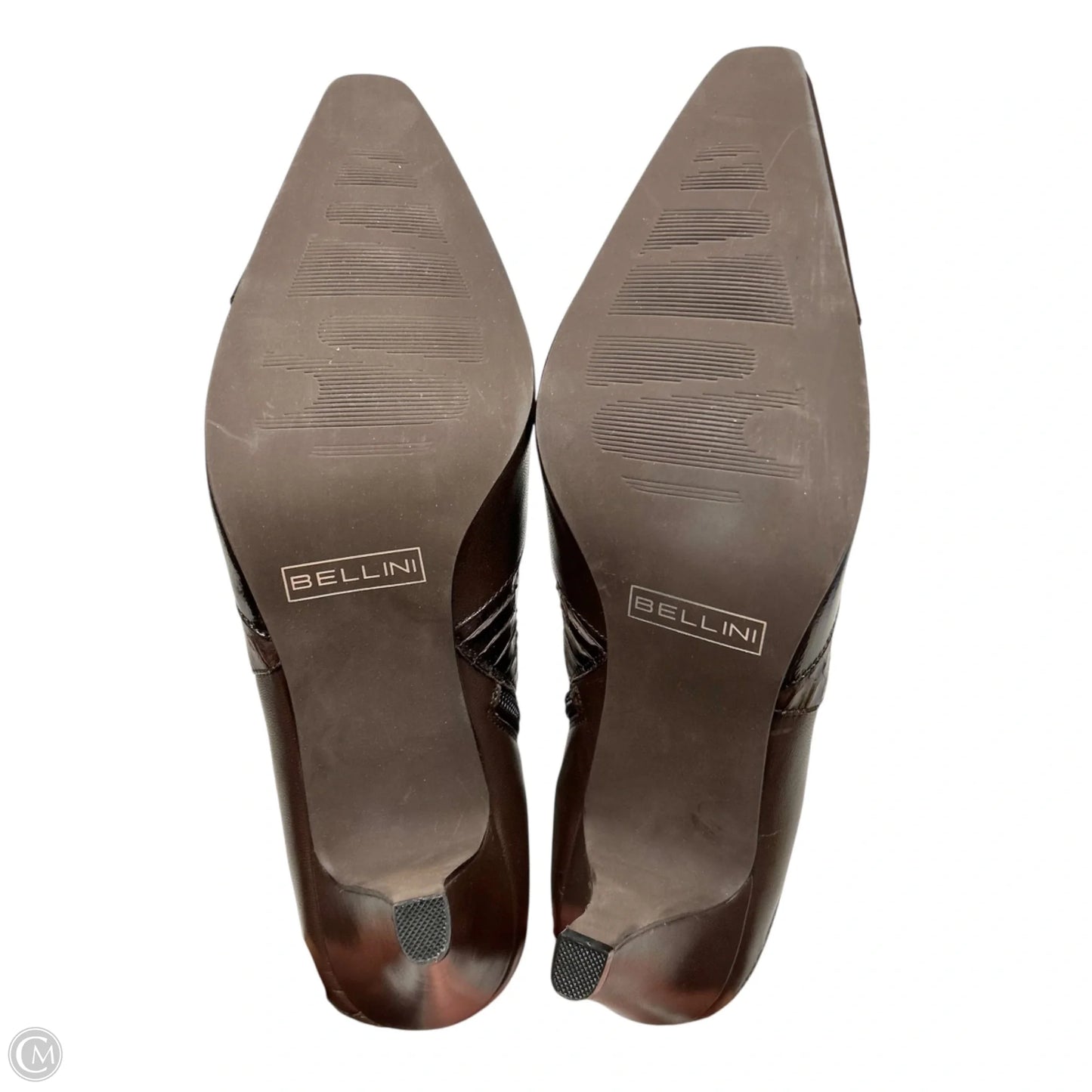 Boots Mid-calf Heels By Bellini In Brown, Size: 12