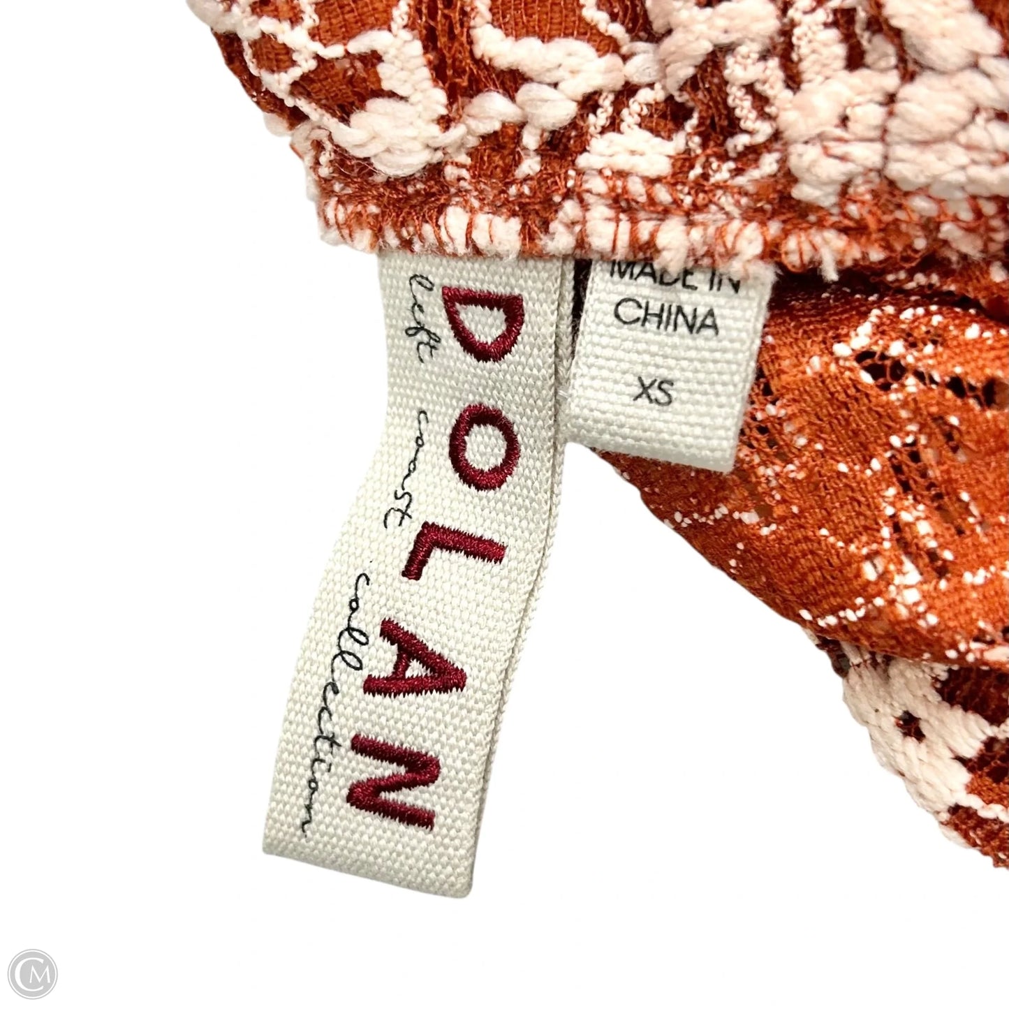 Top Long Sleeve By Dolan Left Coast In Pink & Red, Size: Xs