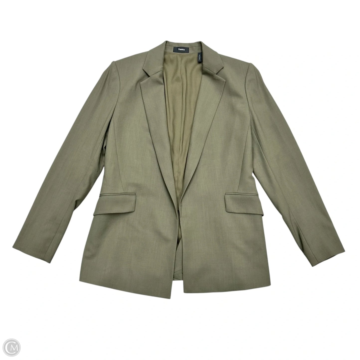 Blazer By Theory In Green, Size: S