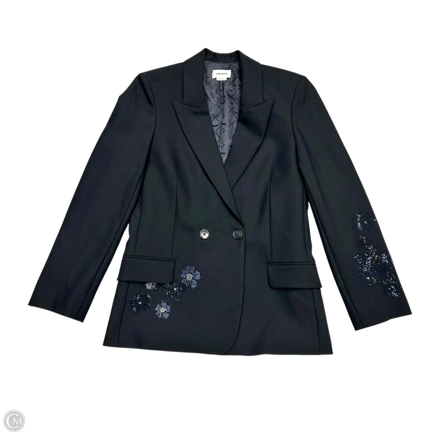 Blazer By Zadig And Voltaire In Black & Blue, Size: S
