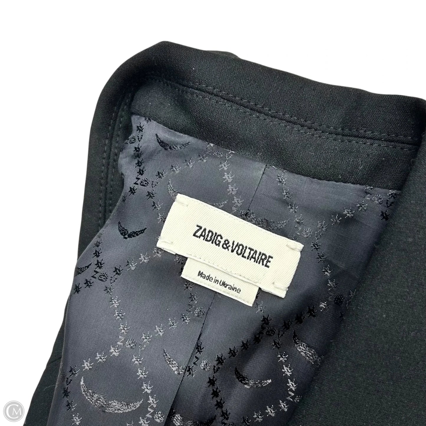 Blazer By Zadig And Voltaire In Black & Blue, Size: S