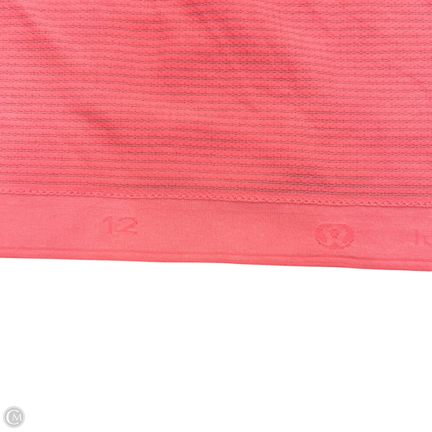 Athletic Top Long Sleeve Crewneck By Lululemon In Peach, Size: L