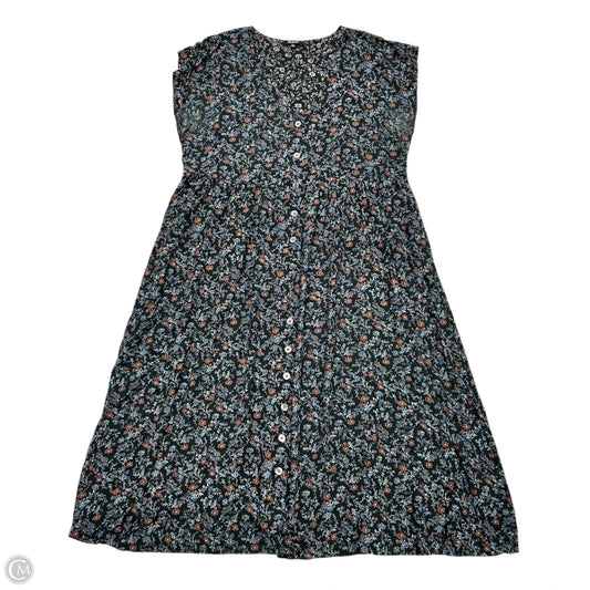 Dress Casual Maxi By Madewell In Floral Print, Size: Xl