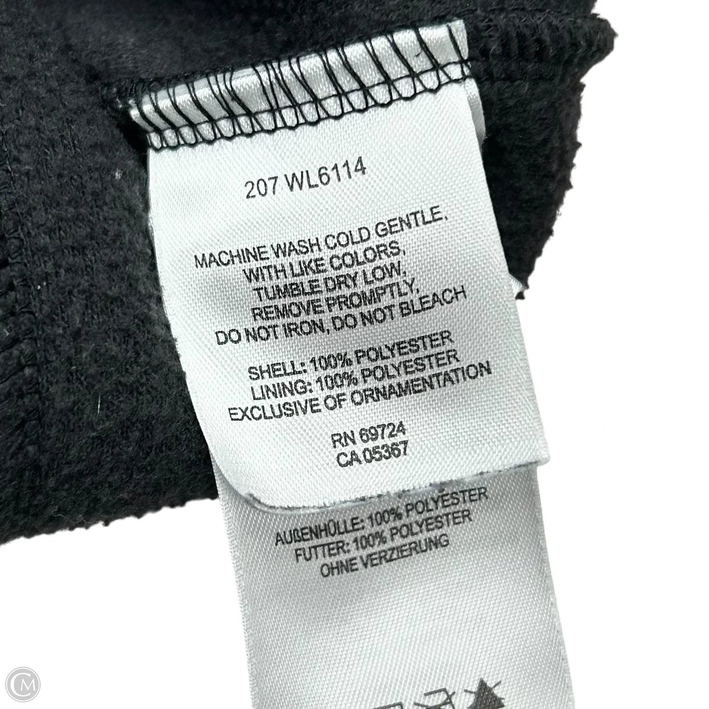 Jacket Fleece By Columbia In Black, Size: L