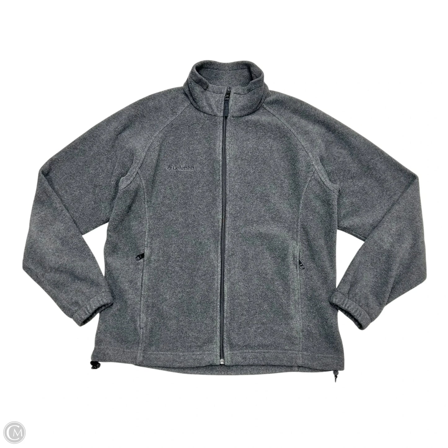 Jacket Fleece By Columbia In Grey, Size: L