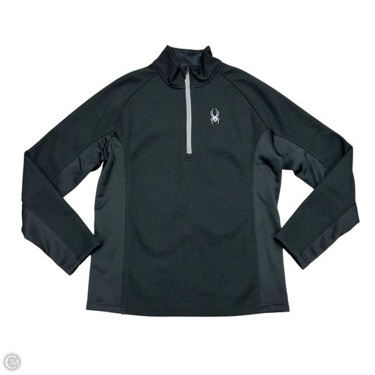 Athletic Jacket By Spyder In Black, Size: L