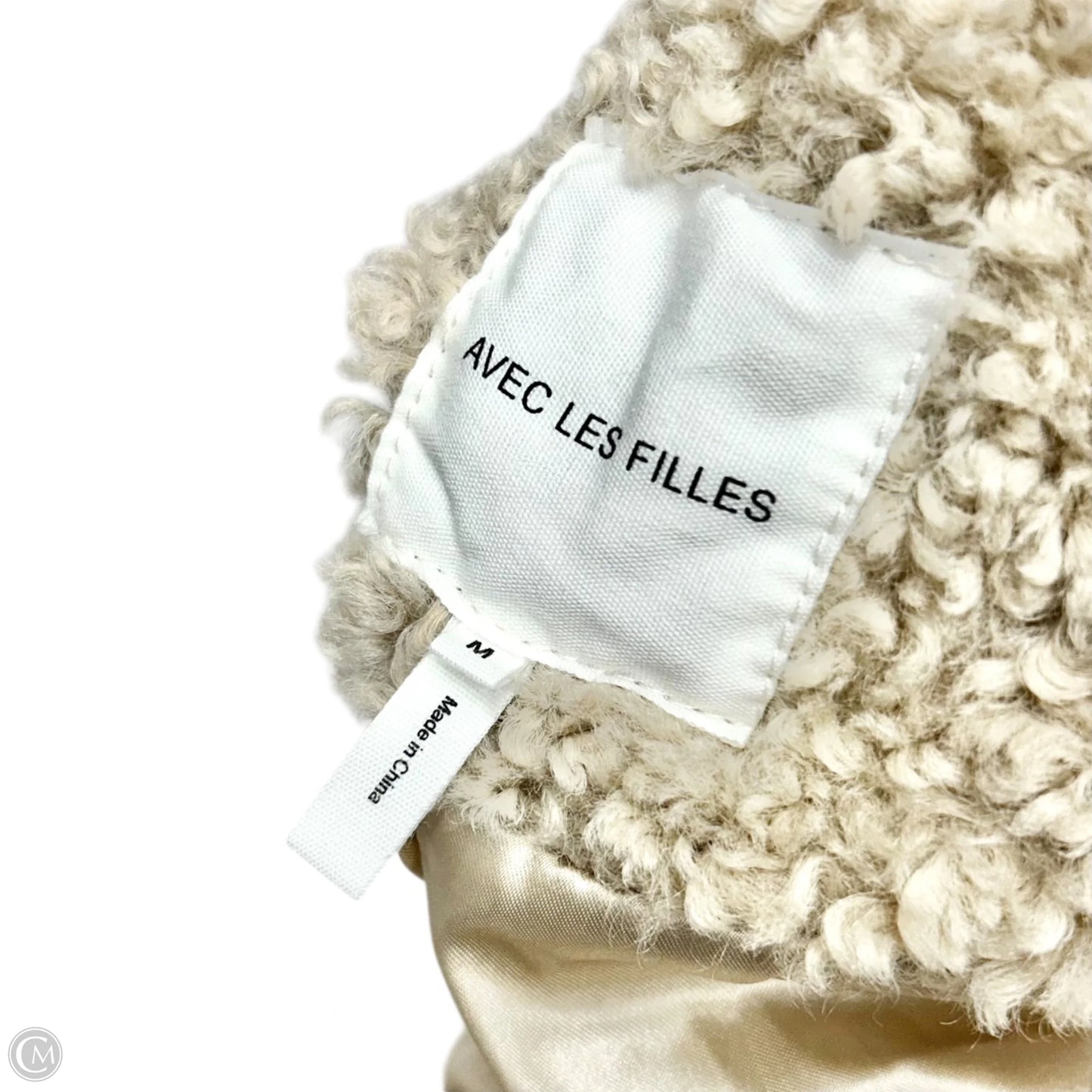 Jacket Faux Fur & Sherpa By Avec Les Filles In Cream, Size: M