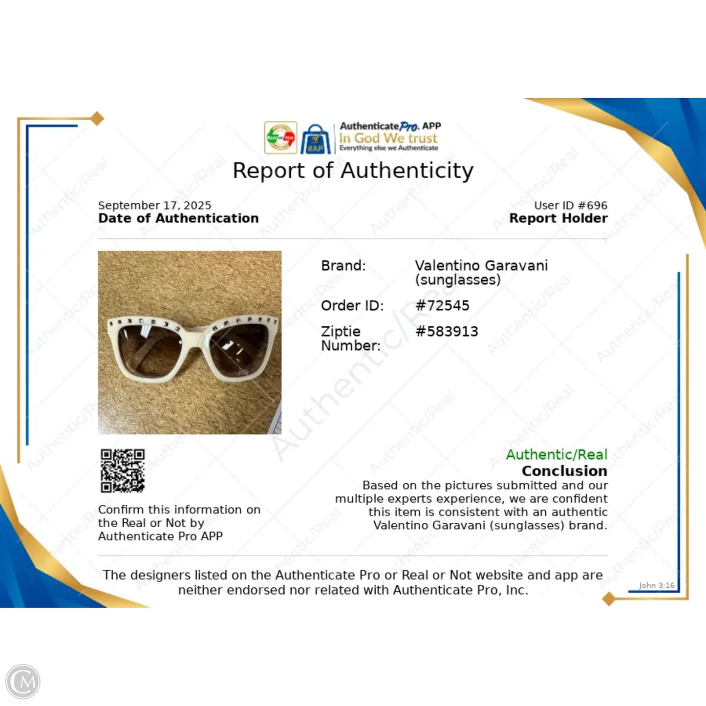 Sunglasses Luxury Designer By Valentino-garavani