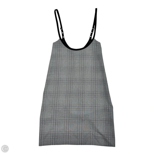 Dress Casual Short maje In Grey & White, Size: S