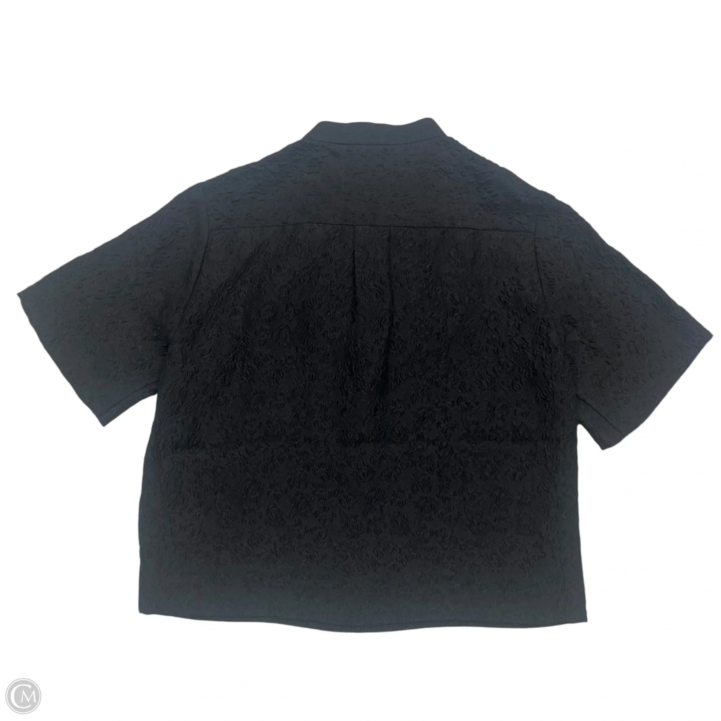 Top Short Sleeve Designer By Kate Spade In Black, Size: Xs