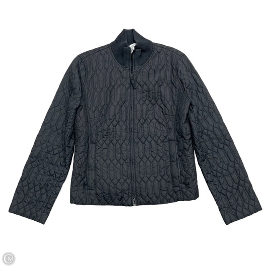 Jacket Puffer & Quilted By Ann Taylor In Black, Size: L