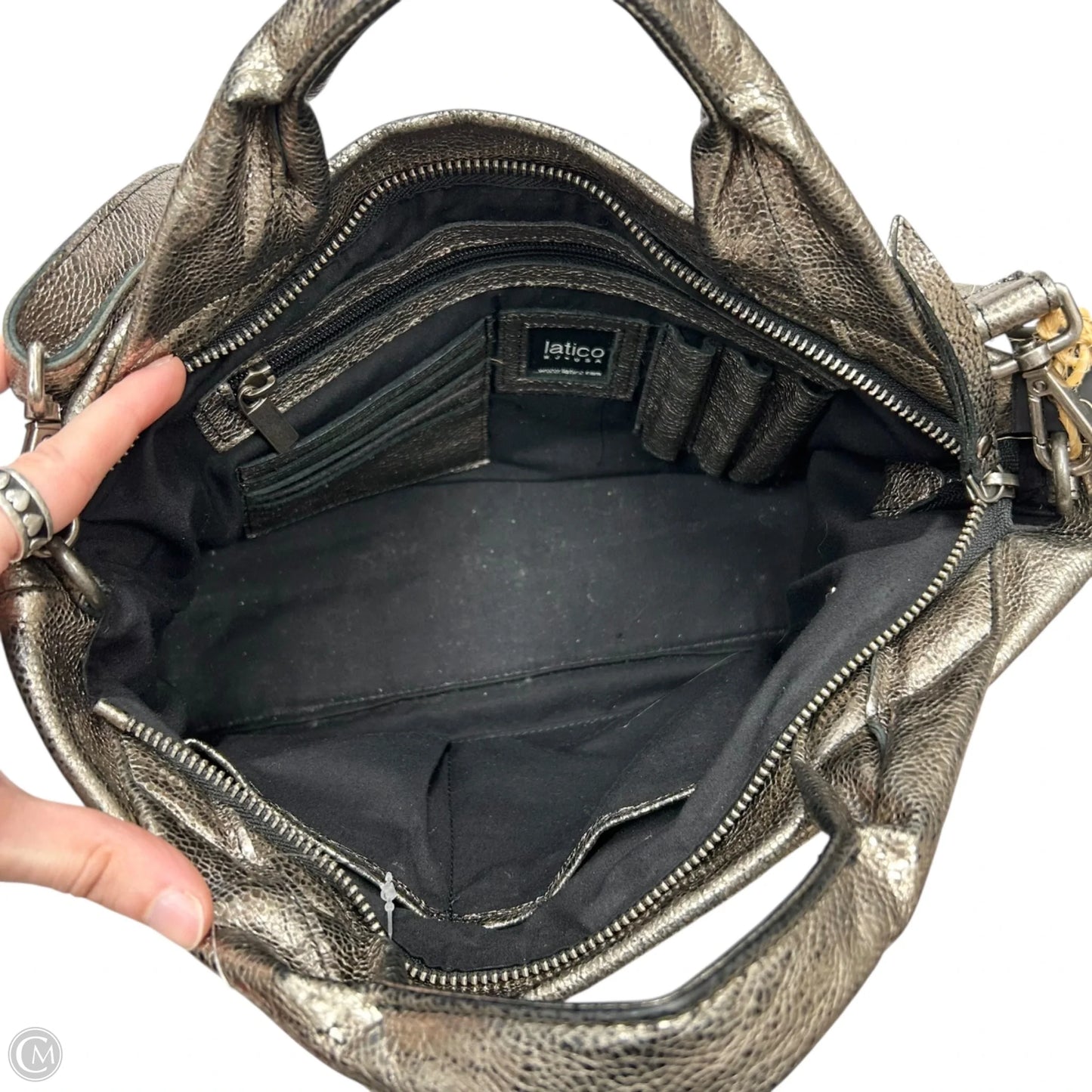 Crossbody Leather By Latico, Size: Medium