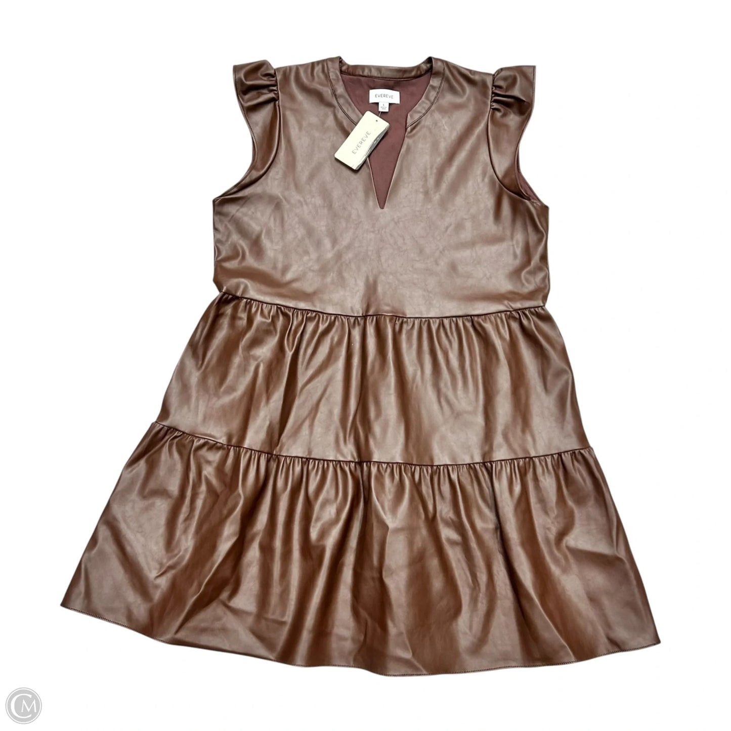 Dress Casual Short By Evereve In Brown, Size: L