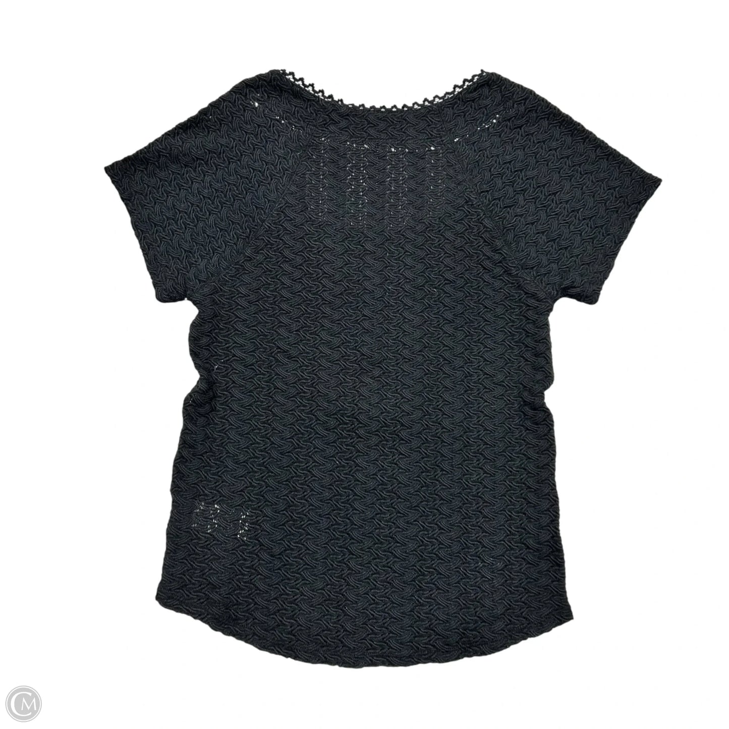 Top Short Sleeve By Free People In Black & Blue, Size: S