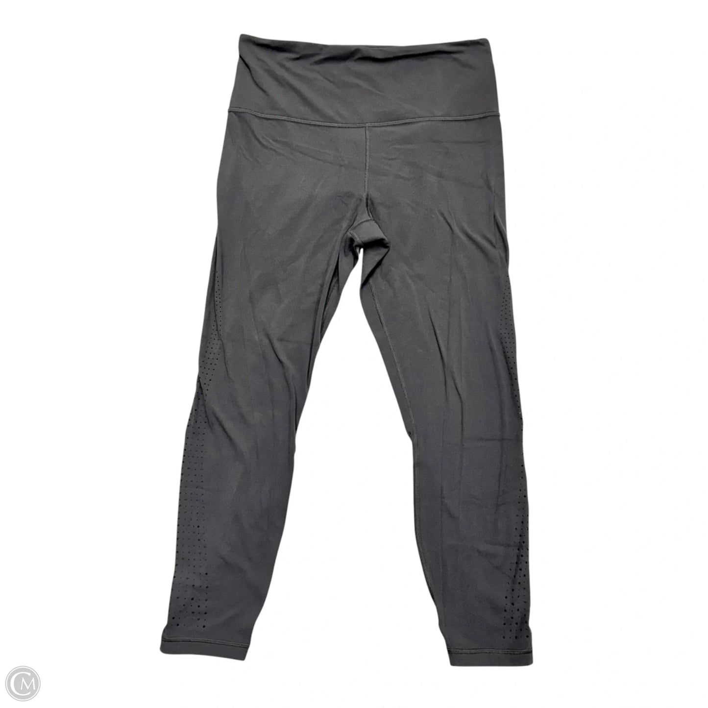 Athletic Leggings By Athleta In Grey, Size: M