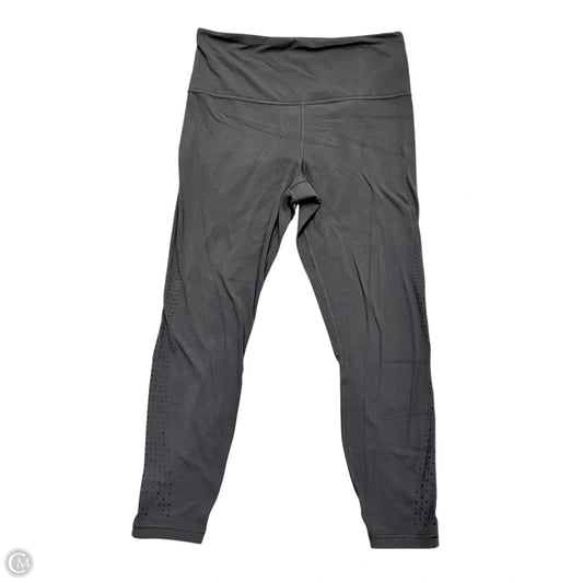 Athletic Leggings By Athleta In Grey, Size: M
