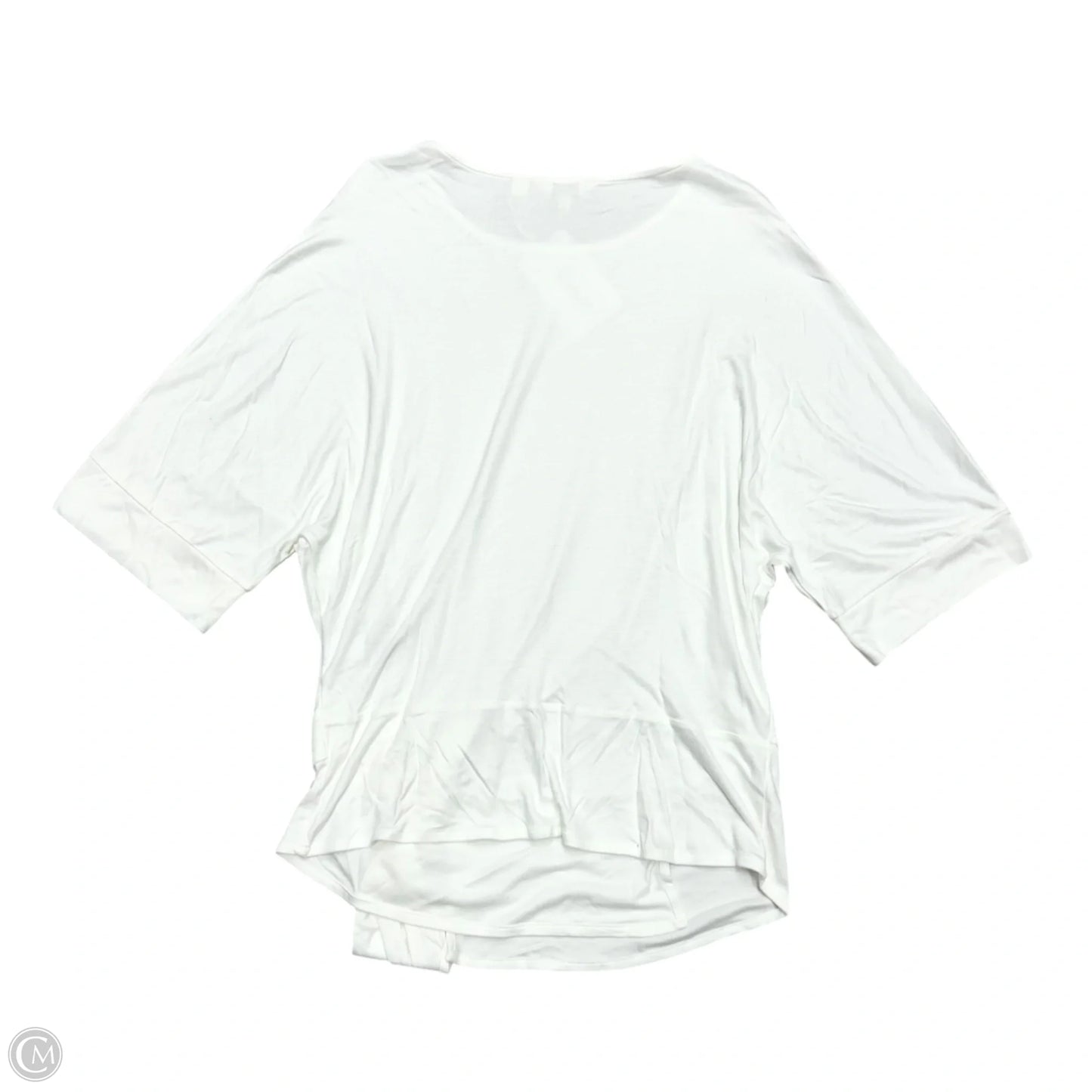 Top Short Sleeve By Ted Baker In Cream, Size: S