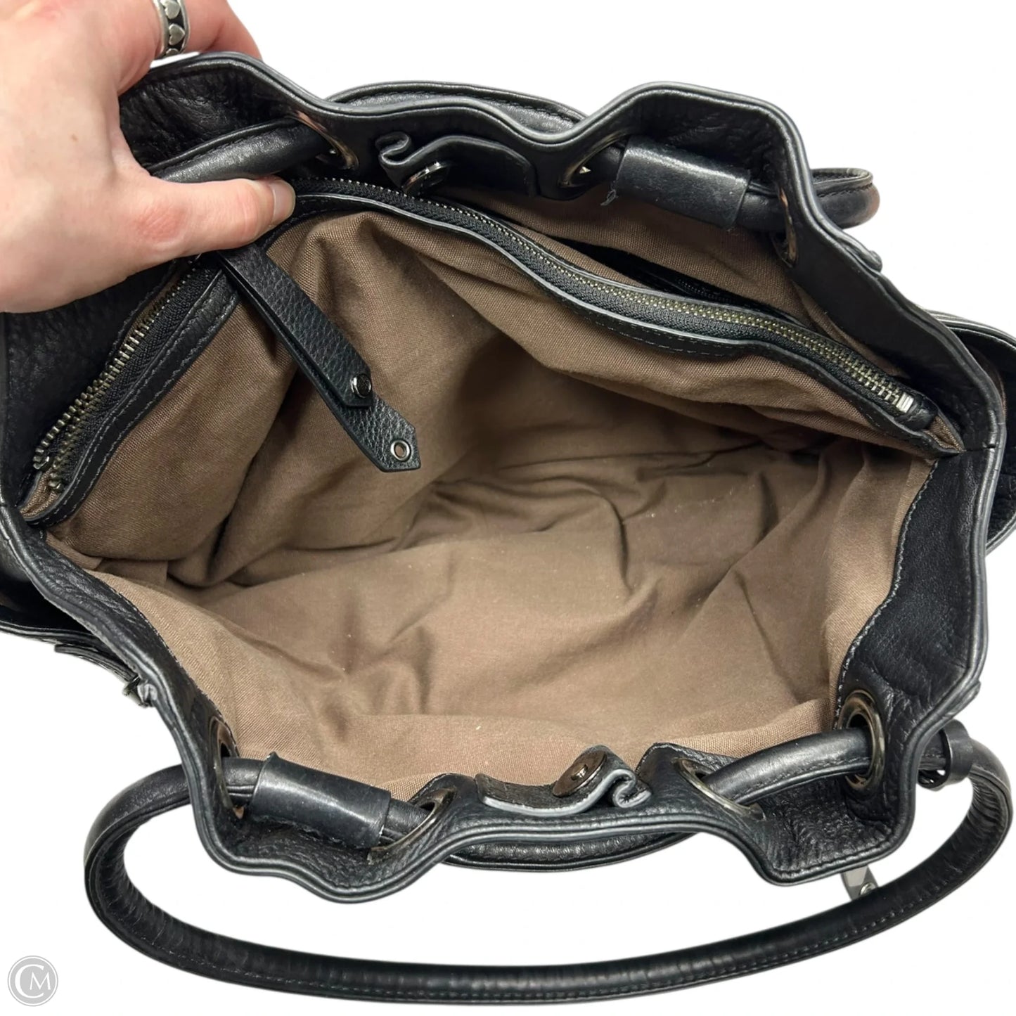 Handbag Leather By Cole-haan, Size: Medium