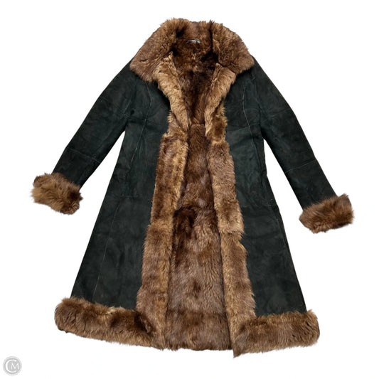 Coat Leather By Andrew Marc In Black & Brown, Size: S