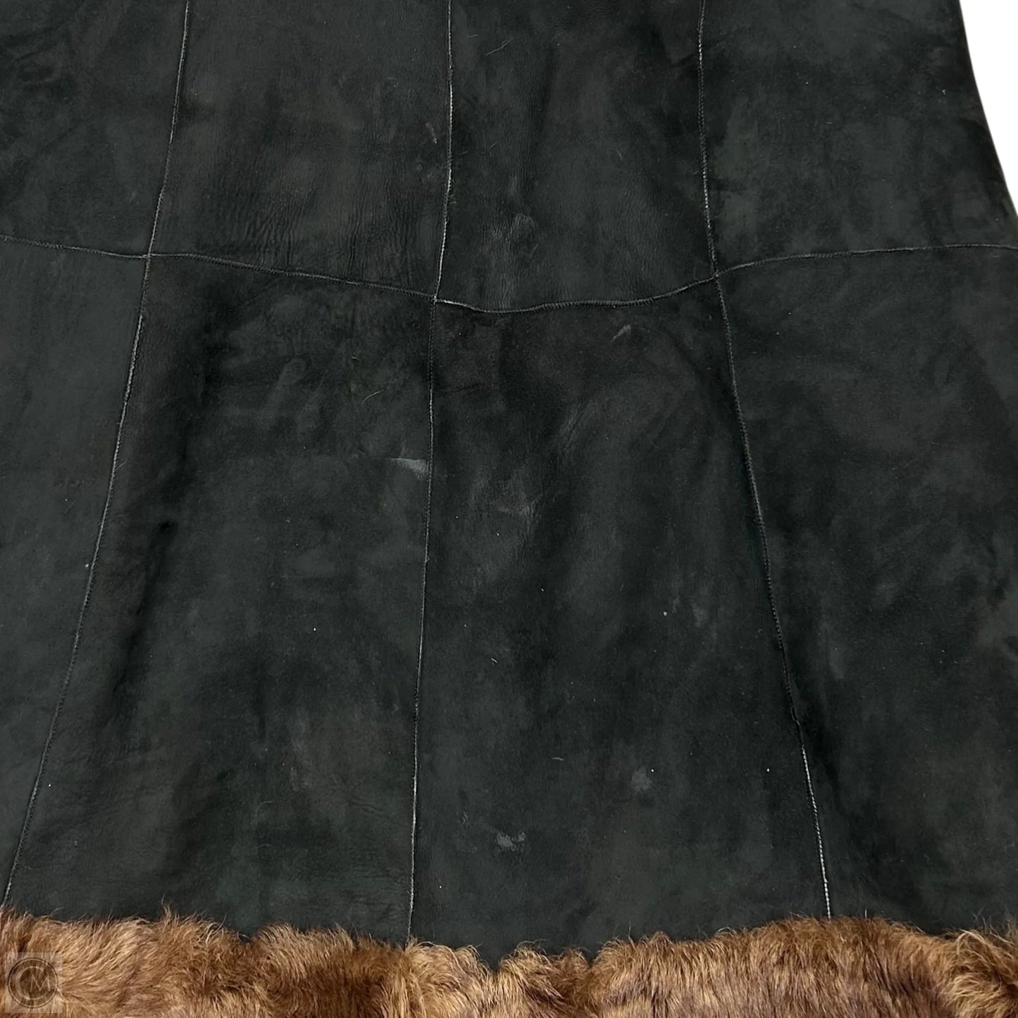 Coat Leather By Andrew Marc In Black & Brown, Size: S