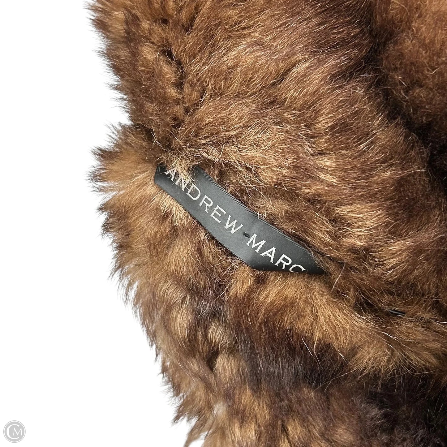 Coat Leather By Andrew Marc In Black & Brown, Size: S