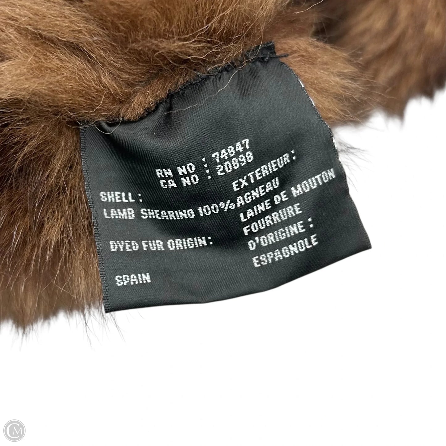 Coat Leather By Andrew Marc In Black & Brown, Size: S