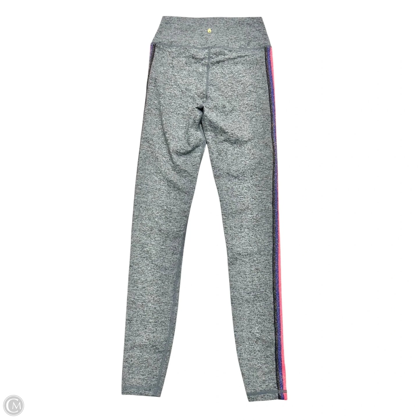 Athletic Leggings By Spiritual Gangster In Grey & Pink, Size: Xs