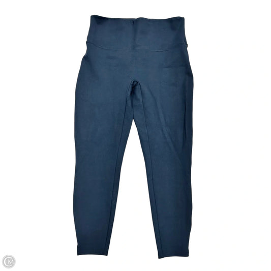 Athletic Leggings By Spanx In Navy, Size: Xl