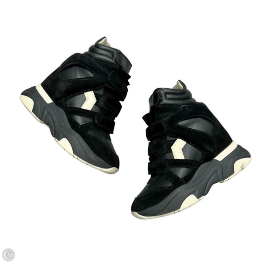 Shoes Designer By Isabel Marant In Black & Cream, Size: 6.5