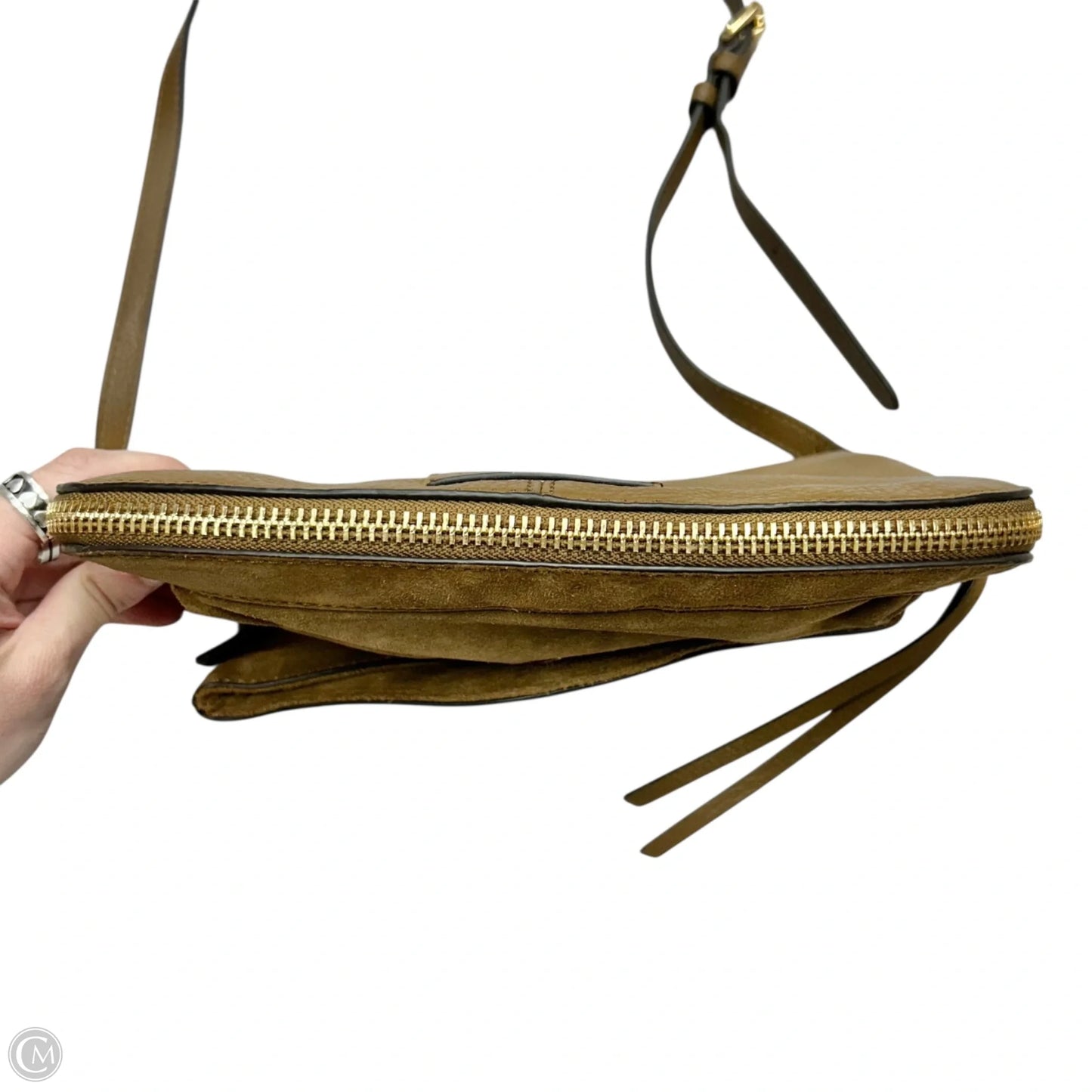 Crossbody Leather By Vince Camuto, Size: Medium